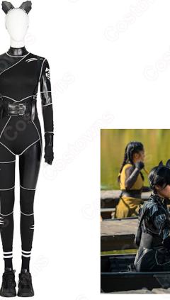 ウェンズデー・アダムス コスプレ衣装 全身タイツ(240×423)