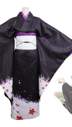 HUNTER×HUNTER カルト＝ゾルディック コスプレ衣装 黒 着物(240×423)