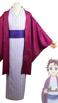鬼滅の刃 竈門炭治郎 コスプレ衣装 浴衣(240×423)