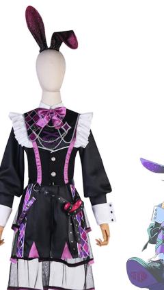 あんスタ！ 白鳥藍良 乱雲FUMBLE衣装 コスプレ衣装 『あんさんぶるスターズ！！』 スカウト！乱雲FUMBLE アンラッキーバニー cosplay 仮装 変装(240×423)