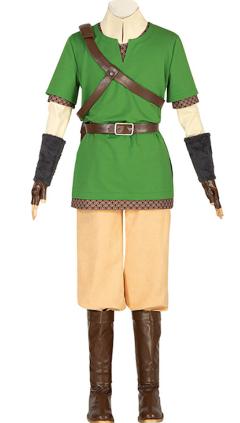 ゼルダの伝説 スカイウォードソード リンク コスプレ衣装 緑の服 騎士団 制服(240×423)