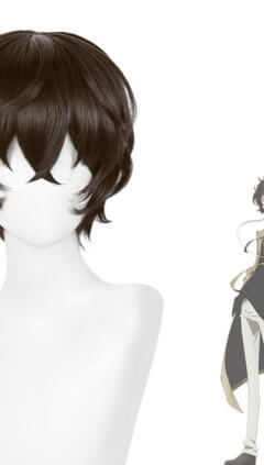 文豪ストレイドッグス 太宰治 コスプレウィッグ(240×423)