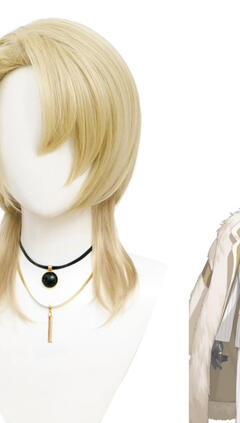 VTuber にじさんじ ルカ・カネシロ コスプレウィッグ(240×423)