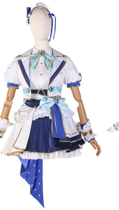 vtuber hololive（ホロライブ） 星街すいせい 新アイドル衣装 コスプレ衣装(240×423)