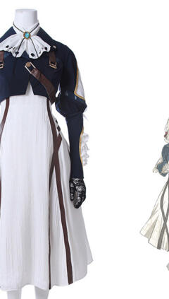 ヴァイオレット・エヴァーガーデン 自動手記人形 コスプレ衣装(240×423)