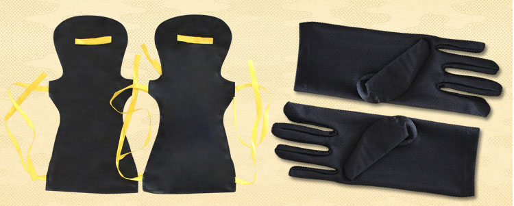 黒合皮製、マジックテープにより着用簡単、ゴールドラインに金具付きで再現度が高い_5