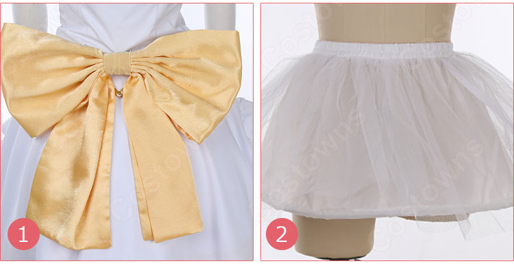 アリス・ツーベルク　コスプレ衣装　【ソードアート・オンライン】アリシゼーション編　　ウエディングドレス 8