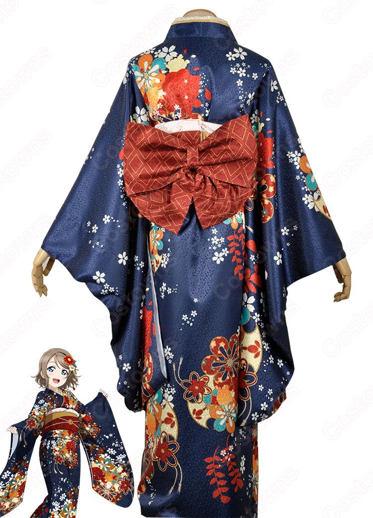 渡辺曜 コスプレ衣装 【ラブライブ!サンシャイン！！】cosplay 〈スクールアイドルコレクション第7弾 スーパーレア 覚醒後〉 着物 |  Costowns