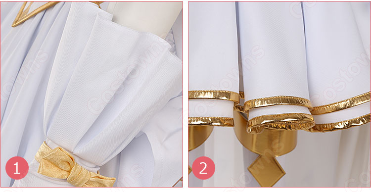 アリス・ツーベルク　コスプレ衣装　【ソードアート・オンライン】アリシゼーション編　　ウエディングドレス 7