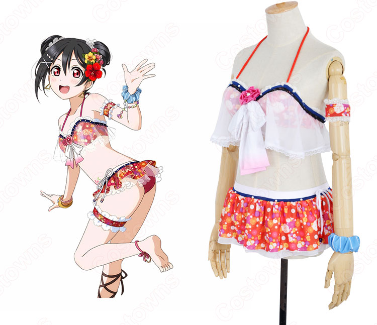 ラブライブ！絢瀬絵里 スクフェス 水着編 覚醒後 覚醒前｜レディース
