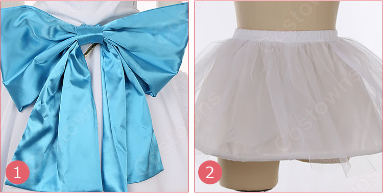 結城明日奈　コスプレ衣装　【ソードアート・オンライン】SAO　　ウエディングドレス 8