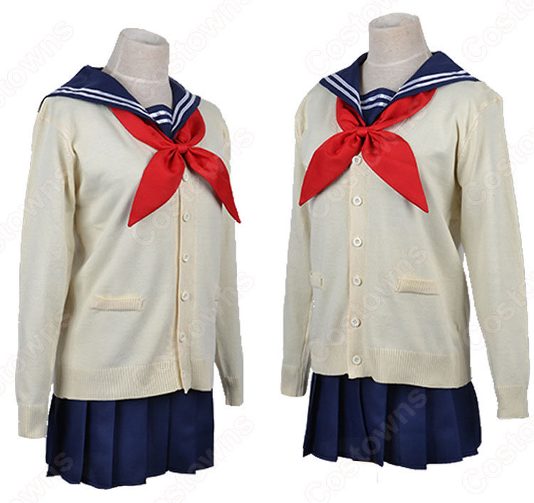 ウィッグ付き 僕のヒーローアカデミア　渡我被身子　制服　Mサイズ ウィッグ付き 僕のヒーローアカデミア トガヒミコ セーラー服