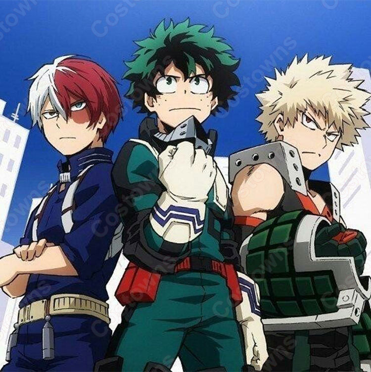 緑谷出久 コスプレ衣装 【僕のヒーローアカデミア】 戦闘服 0