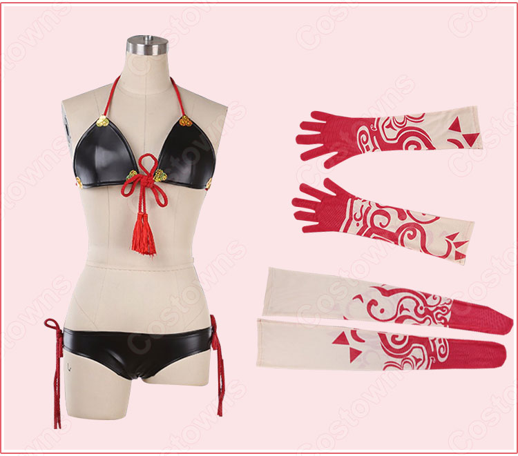 茨木童子　コスプレ衣装　【Fate/Grand Order】2018年水着イベント　初期段階　水着姿 3