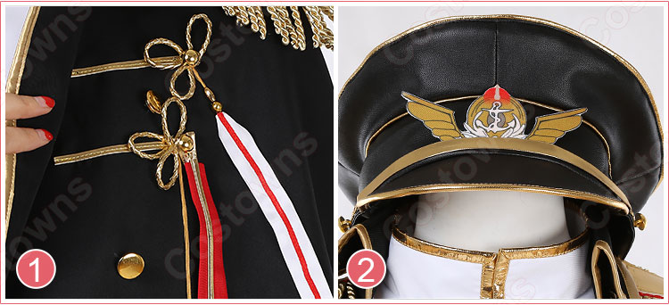 モナーク　コスプレ衣装　【アズールレーン】　ロイヤル 戦艦　初期衣装 4