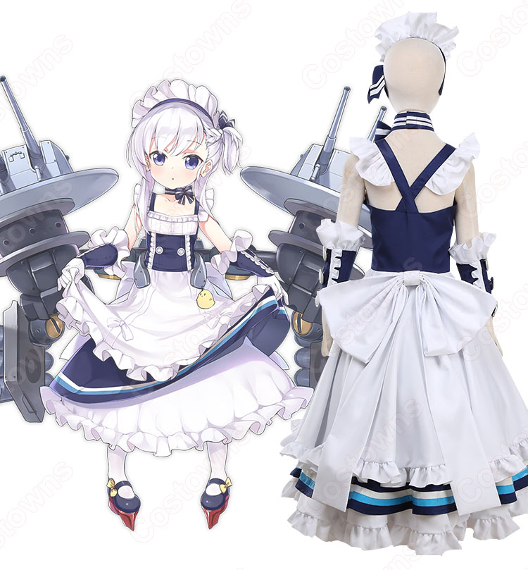 ベルちゃん コスプレ衣装 【アズールレーン】 ロイヤル 軽巡洋艦 メイド衣装 2