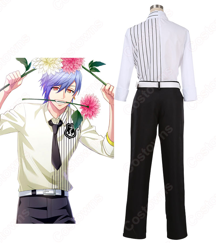 斑鳩三角 コスプレ衣装 【A3!】エースリー 夏組 開花の予感 開花後 シャツ 3