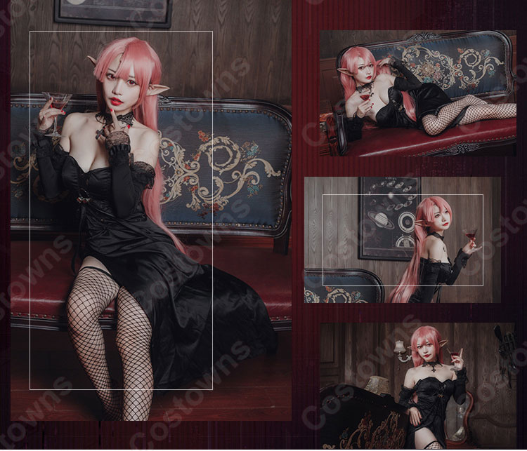 デューク・オブ・ヨーク　コスプレ衣装　【アズールレーン】　ロイヤル　戦艦　永夜のカローラ　ドレス 4