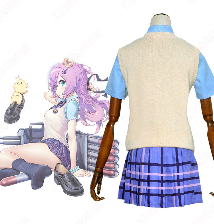 ジャベリン コスプレ衣装 【アズールレーン】 ロイヤル 駆逐艦 びそくぜんしんっ! 制服 2