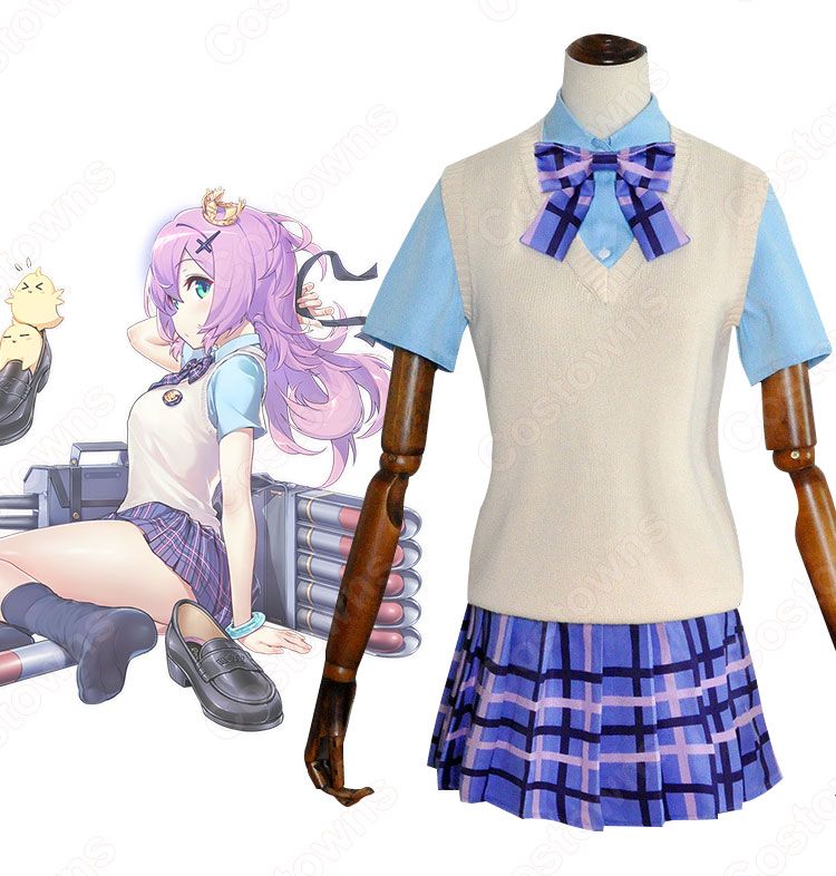 ジャベリン コスプレ衣装 【アズールレーン】 ロイヤル 駆逐艦 びそくぜんしんっ! 制服 0
