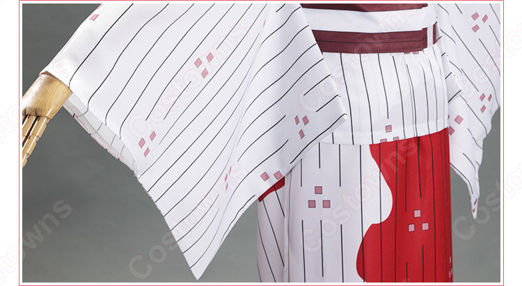 竈門禰豆子 コスプレ衣装 【鬼滅の刃】 血染め白い着物 6