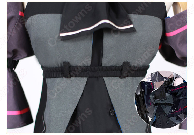 スカジ　コスプレ衣装　【アークナイツ】　斯卡蒂　Skadi　戦闘服 2