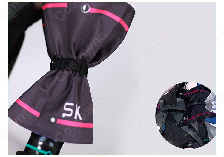 スカジ　コスプレ衣装　【アークナイツ】　斯卡蒂　Skadi　戦闘服 4