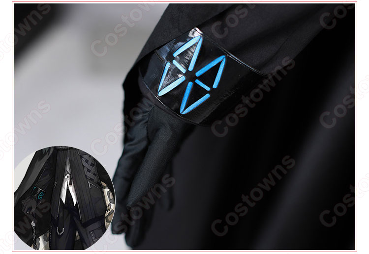 シルバーアッシュ　コスプレ衣装　【アークナイツ】　銀灰　SilverAsh　戦闘服 8