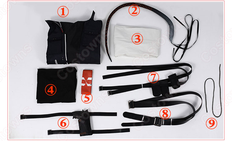 ファウスト　コスプレ衣装　【アークナイツ】　浮士德　FAUST　戦闘服 8