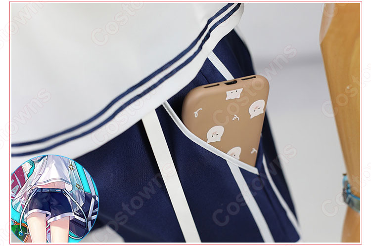 アンセル コスプレ衣装 【アークナイツ】 安塞尔 Ansel 珊瑚海岸 悠然假日 水着 4