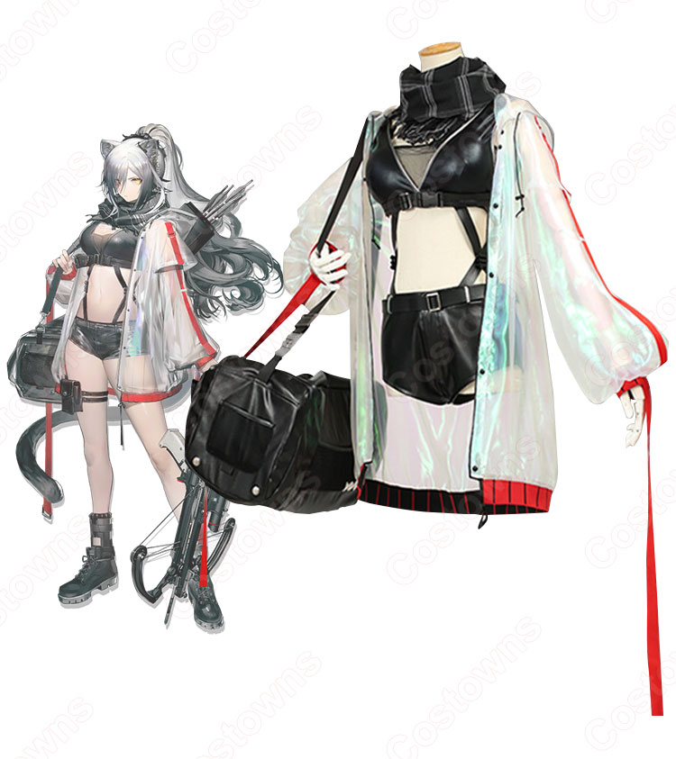 シュヴァルツ コスプレ衣装 【アークナイツ】 黒 Schwarz 戦闘服 1