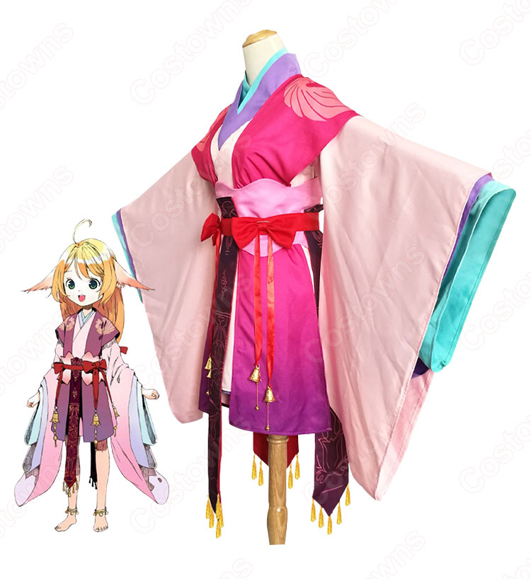 縁結びの妖狐ちゃん 塗山紅紅 トサン・ココ 金羽華裳 コスプレ