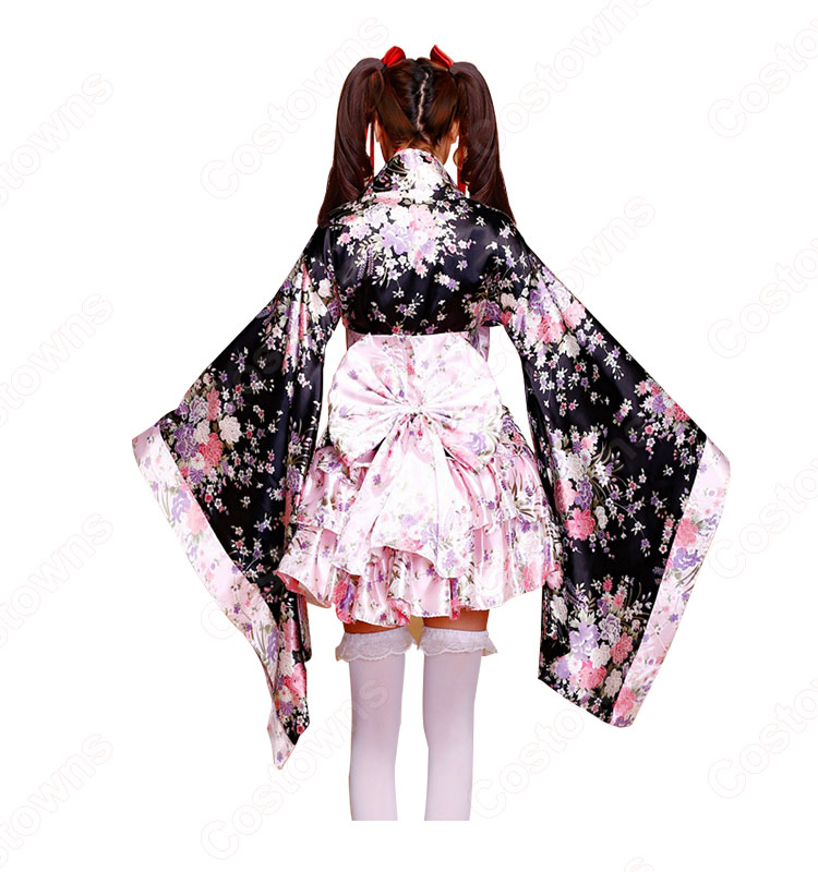 ATK.COS】 P63 着物 浴衣 白 紫 和風 覚醒後 月見の桜 ゆきおんな コスプレ衣装 |  〜AntithesisKing〜cosplay部門（ATK.COS）