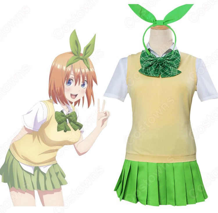 中野四葉 コスプレ衣装 【五等分の花嫁】 cosplay 旭高校制服