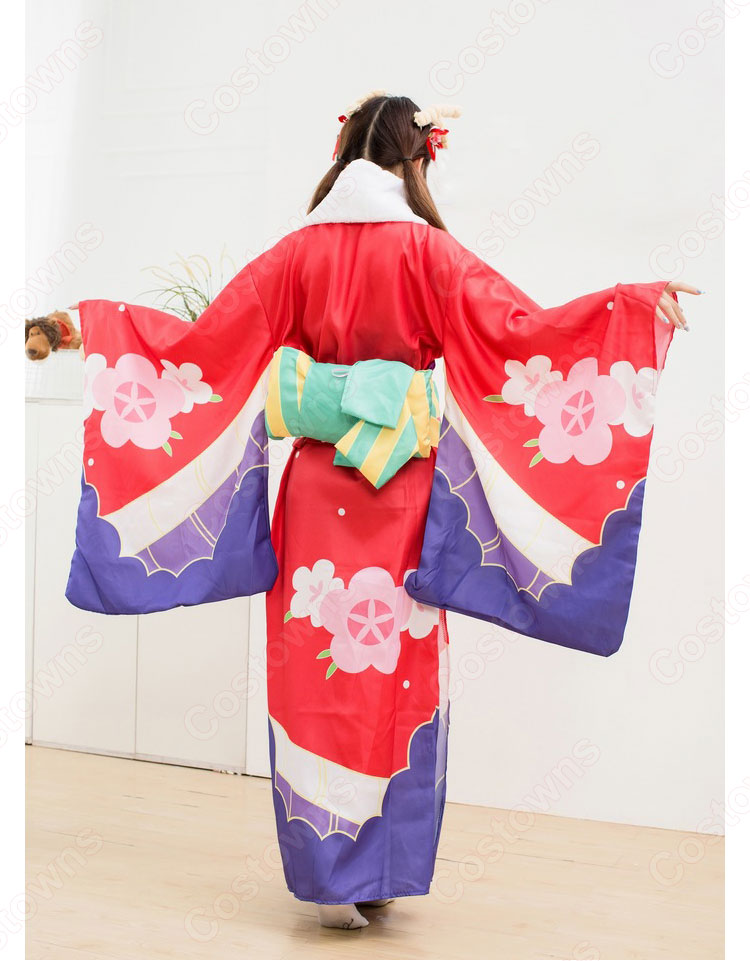 小林トール　コスプレ衣装　【小林さんちのメイドラゴン】　新年　着物 3