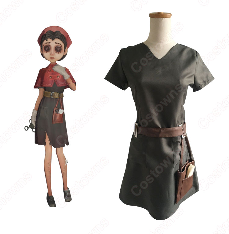 エミリー・ダイア　コスプレ衣装　【IdentityV 第五人格】　医師　ワインレッド衣装 1