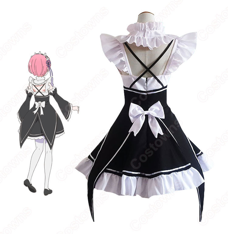 ラム＆レム　コスプレ衣装　【Re:ゼロから始める異世界生活】　リゼロ　メイド服 3