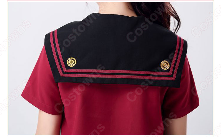 刀剣乱舞 加州清光 同人 セーラー服 コスプレ衣装 文化祭 体育祭 日本高校制服 ユニフォーム 5