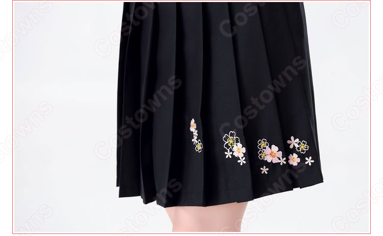 刀剣乱舞　次郎太刀　同人　セーラー服　コスプレ衣装　フリンジ付き制服　刺繍制服　文化祭　体育祭　ユニフォーム　セーラー服 4