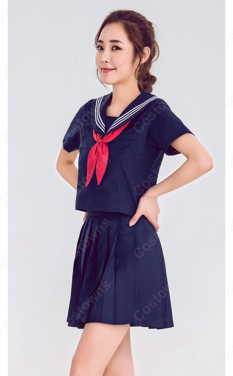 Amazon.co.jp: QOQOUO_COS コスプレ熊本県立第一高校制服（夏