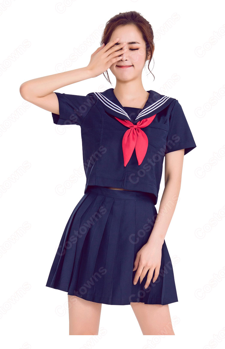 制服 コスプレ衣装 文化祭 体育祭 日本高校制服 ユニフォーム セーラー服 COT-A00342 | Costowns