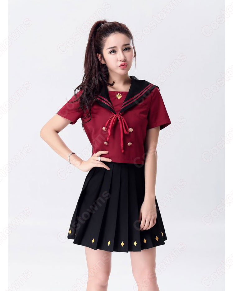 刀剣乱舞 加州清光 同人 セーラー服 コスプレ衣装 文化祭 体育祭 日本高校制服 ユニフォーム 1