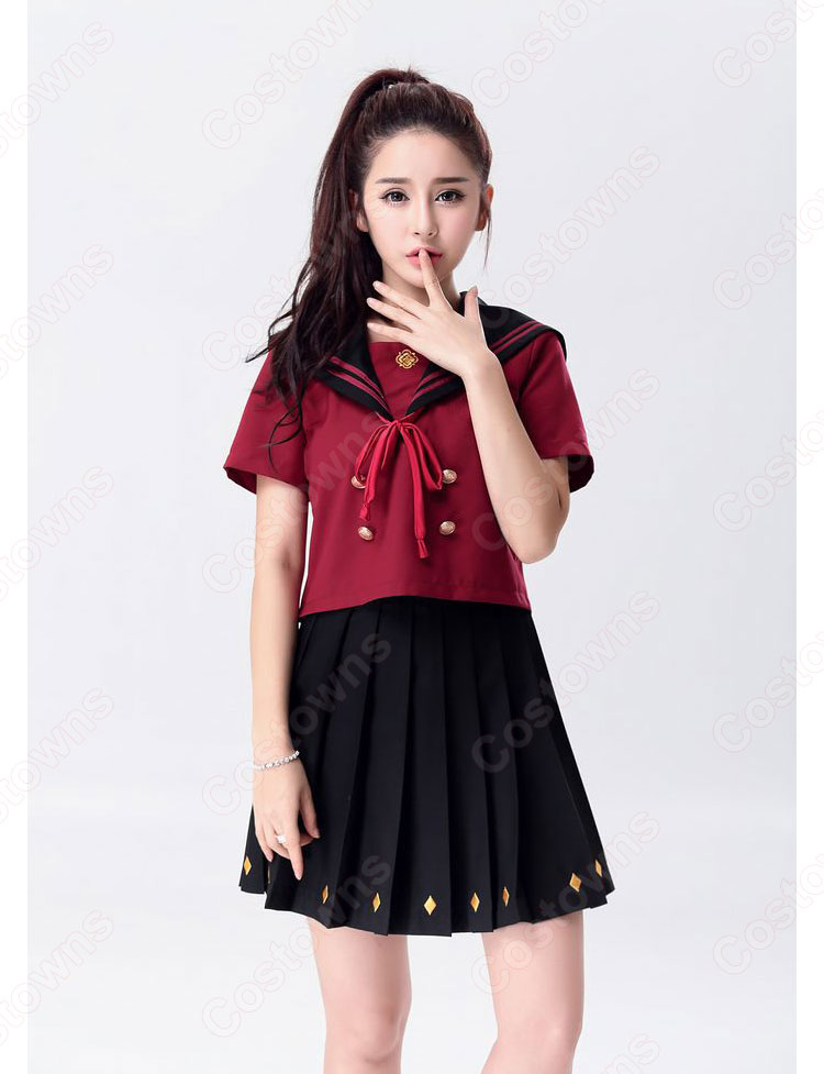 刀剣乱舞 加州清光 同人 セーラー服 コスプレ衣装 文化祭 体育祭 日本高校制服 ユニフォーム 2