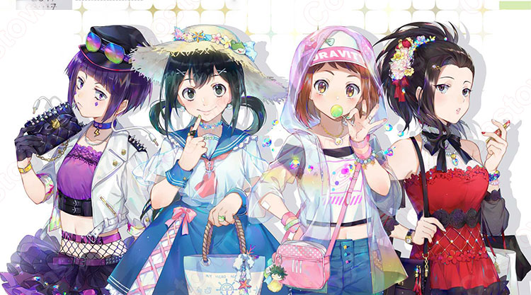 蛙吹梅雨 コスプレ衣装 【僕のヒーローアカデミア】 同人セーラー服 0