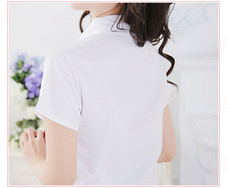 学園制服 コスプレ衣装 文化祭 体育祭 ロリータ風スカート ユニフォーム チェック柄 コスチューム 5