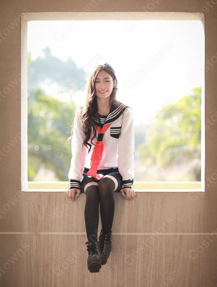 学園制服 コスプレ衣装 文化祭 体育祭 ユニフォーム コスチューム セーラー服 1