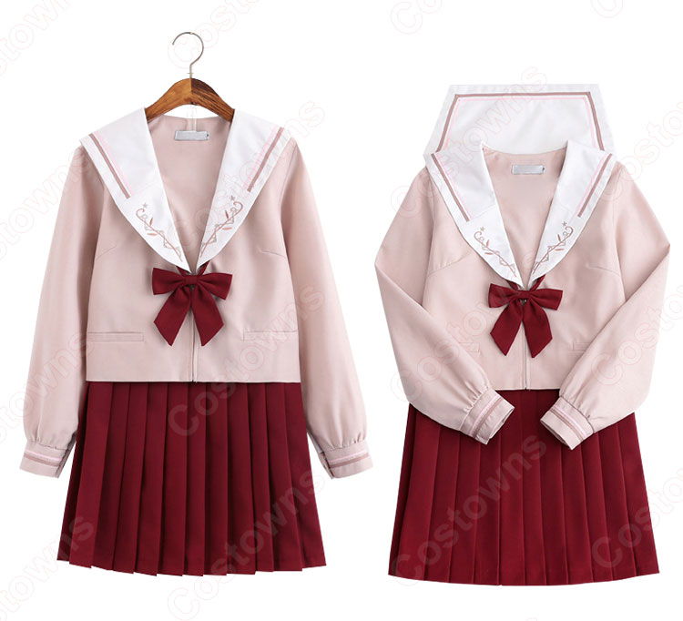 学園制服 コスプレ衣装 文化祭 体育祭 ユニフォーム 刺繍