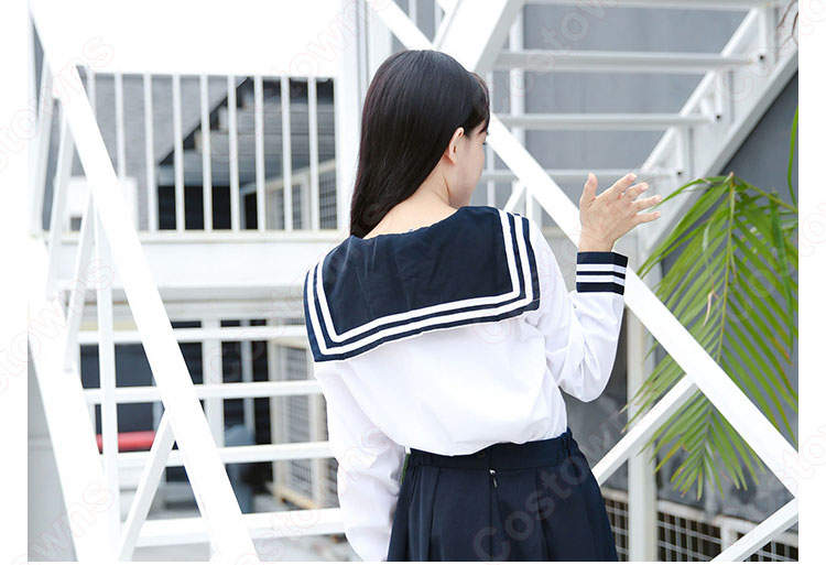 学園制服 コスプレ衣装 文化祭 体育祭 ユニフォーム コスチューム セーラー服 3