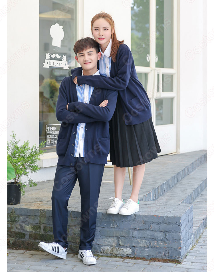 学園制服 コスプレ衣装 文化祭 体育祭 ユニフォーム コスチューム 欧米風制服 組み合わせ自由  8