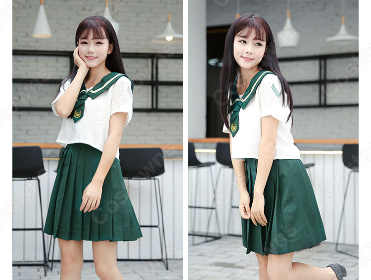 学園制服 コスプレ衣装 文化祭 体育祭 ユニフォーム コスチューム セーラー服 2